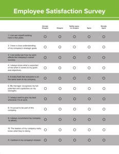 4 excellent employee engagement survey examples | QuestionPro