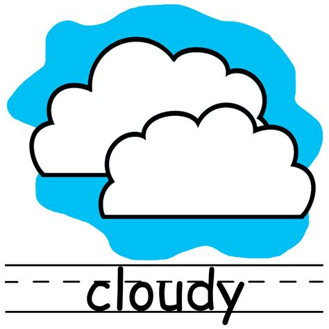 Clipart Cloudy