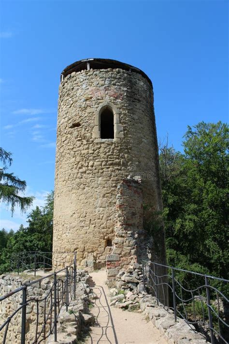 Tower of Cimburk Castle Near Kromeriz Stock Image - Image of palace ...