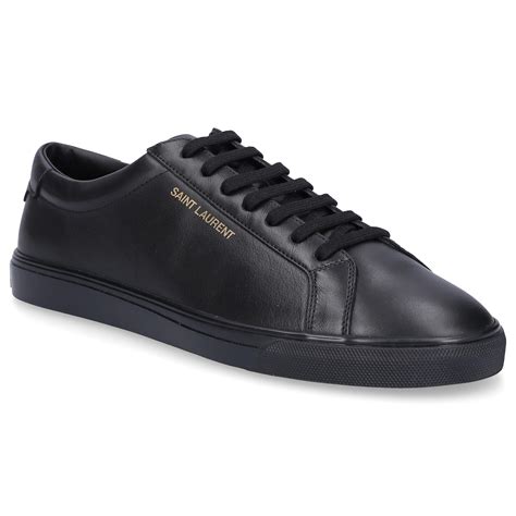 Saint Laurent Leather Sneakers Black Andy for Men - Lyst