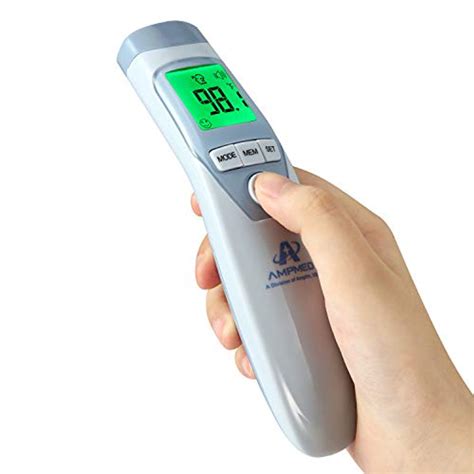 Amplim Hospital Medical Grade Non Contact Clinical Infrared Forehead Thermometer for Baby and ...