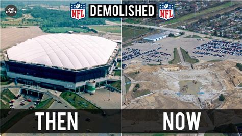 Abandoned & Demolished NFL Stadiums | Then and Now - YouTube