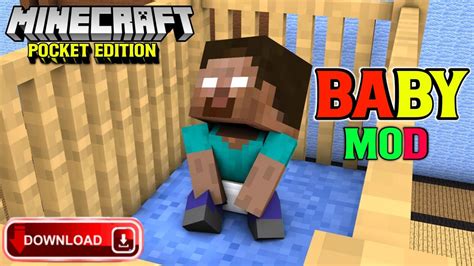 how to download minecraft baby mod in minecraft pocket edition | minecraft baby mod download ...