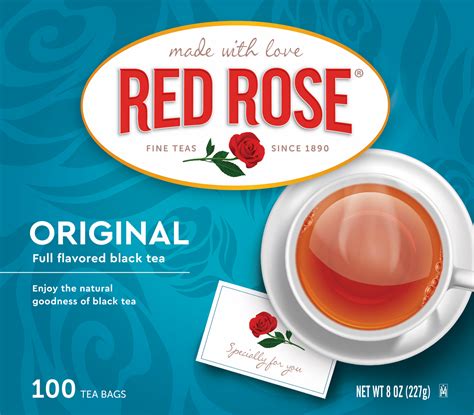 Red Rose Original Black Tea - 100ct Black Tea Bags - Envelope