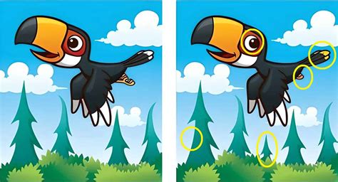 Are you a puzzle expert? Spot 5 differences in 9 seconds! Try now!