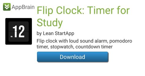 Flip Clock: Timer for Study for Android - Free App Download