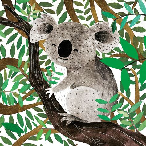 Pin by Graphic 2 Paulette on Quick Saves | Koala illustration, Animal ...