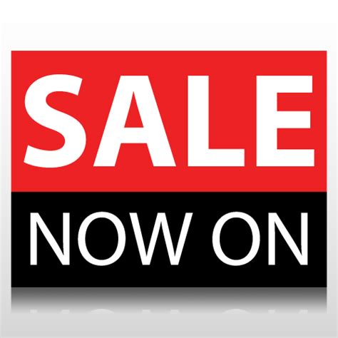 Sale Now On Sign Panel