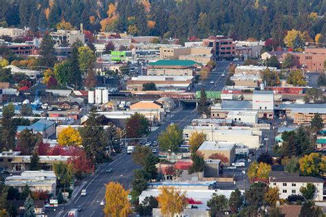 Downtown Bend Oregon From Pilot Butte Photograph by Twenty Two North Photography