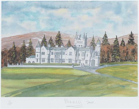 King Charles' Painting of Balmoral Castle Sells for $6,500