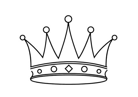 Simple King Crown Drawing at GetDrawings | Free download