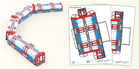 Printable 3d Paper Train Template - Get What You Need For Free