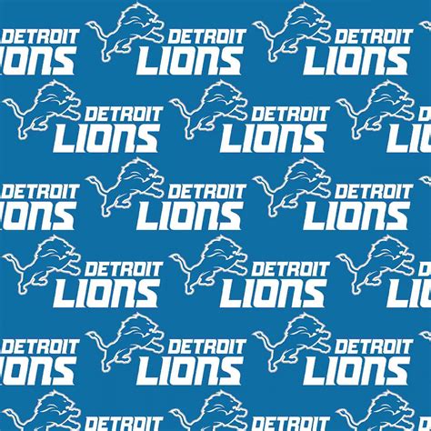 NFL Logo Detroit Lions 60 14727 Large Blue