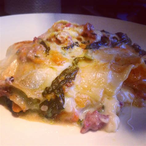 Sausage Butternut Squash Lasagna - The Tiny Italian