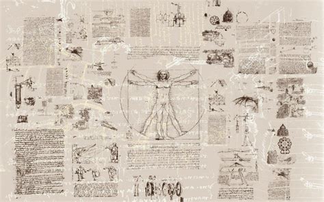 an old paper with many drawings and words on it's side, including images of people