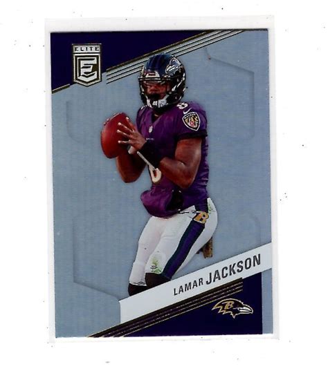 Lamar Jackson 2023 Panini Donruss Elite Base Card 69 - Etsy