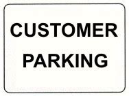 Customer Parking Only