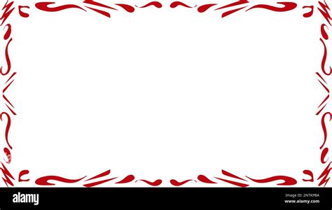 Red abstract illustration background frame border texture. Perfect for ...