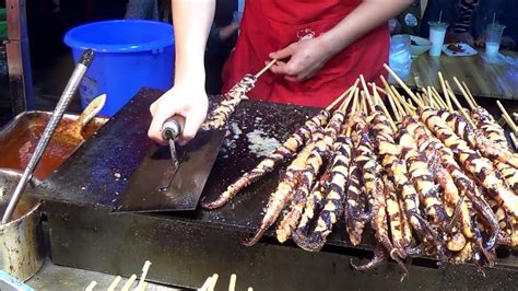 NIGHT MARKET STREET FOOD IN NANNING, CHINA - YouTube