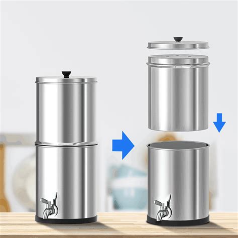 Purewell Pro Stainless Steel Gravity Water Filter – Purewell Pro Gravity-Fed Water Filtration System