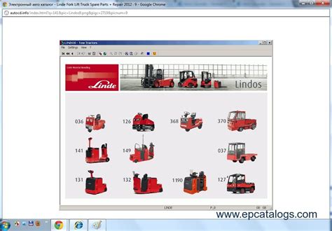 Linde ForkLift Truck Spare Parts Repair 2012 Download