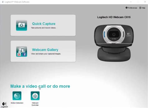 Logitech C615 HD webcam driver & software for Windows 10