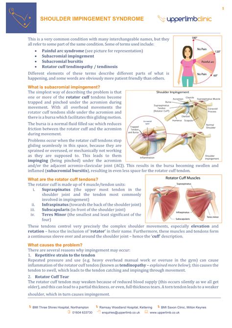 Shoulder Impingement Syndrome - DocsLib