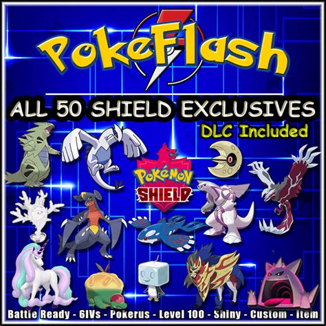 All 50 Pokémon Shield Exclusives (DLC Included) - PokeFlash