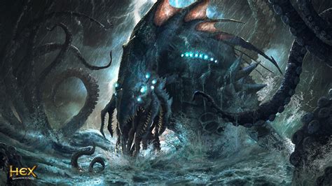 The Kraken | Sea monster art, Kraken art, Monster art