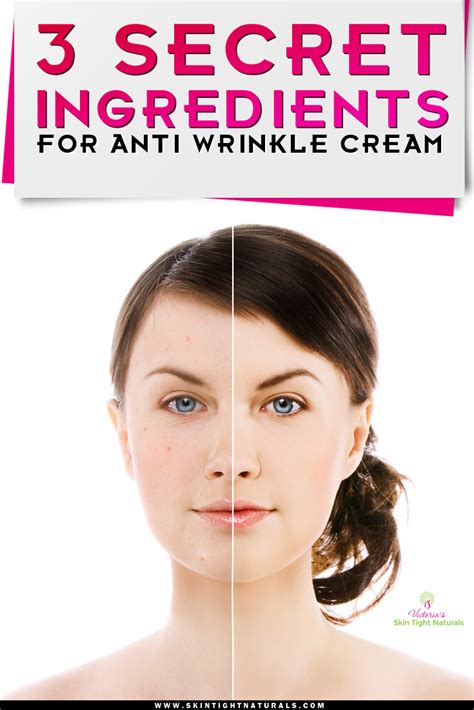 The Best Anti Wrinkle Cream With 3 Secret Ingredients - SkinTightNaturals