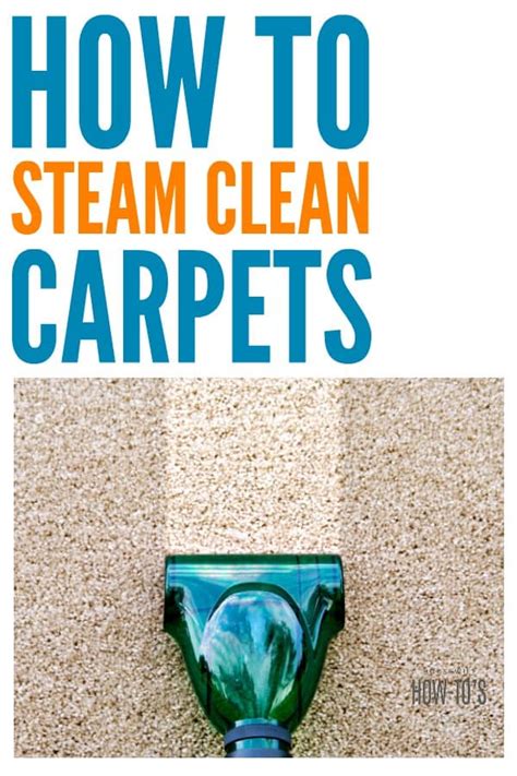 How to Steam Clean Carpeting - Non-toxic, natural, DIY cleaning