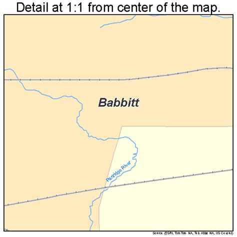 Babbitt Minnesota Street Map 2703106