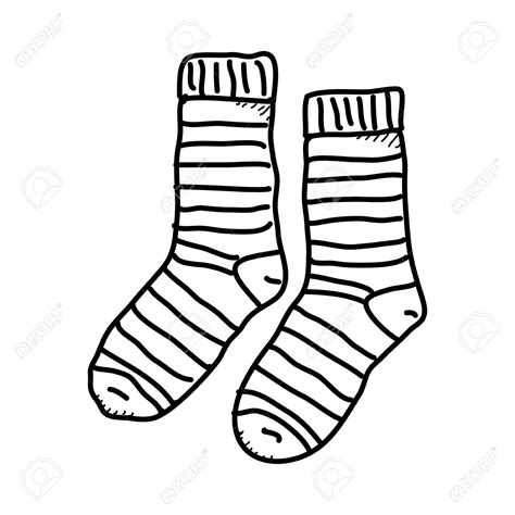 Sock Drawing at GetDrawings | Free download