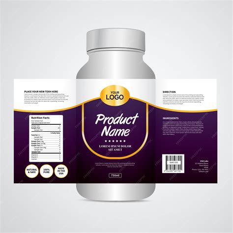 Premium Vector | Packaging and Label design template