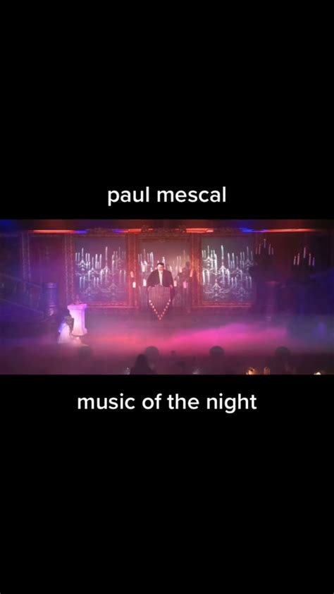 Paul Mescal Singing Phantom of the Opera: Musical Theatre Magic | TikTok