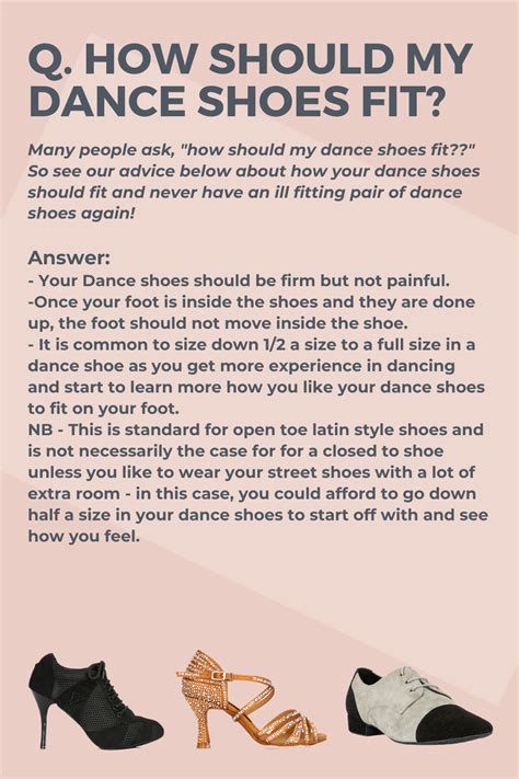 Shoe Size Information - Vivaz Dance