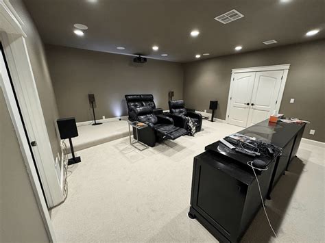 New projector home theater setup questions : r/hometheater