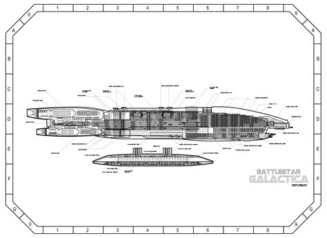 Wolfs Shipyard Forum • View topic - Battlestar Galactica Cross Section