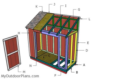 4x10 Shed Plans | MyOutdoorPlans | Free Woodworking Plans and Projects, DIY Shed, Wooden ...