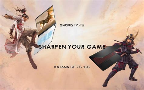 MSI Katana and Sword Gaming Notebooks Are Designed By Three Kingdoms ...