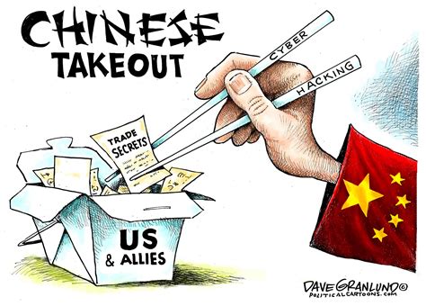 Editorial Cartoon: China Hacks US And Allies - The Independent | News Events Opinion More