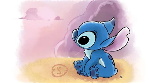 Blue Stitch In Sky Background HD Stitch Wallpapers | HD Wallpapers | ID ...