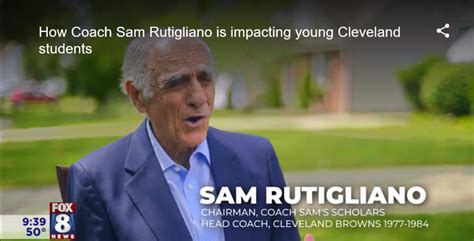 How Coach Sam Rutigliano is impacting young Cleveland students - Coach Sams Scholars