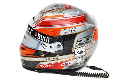 Helmet designs of Romain Grosjean (Lotus Renault) from 2013 : r/f1helmet