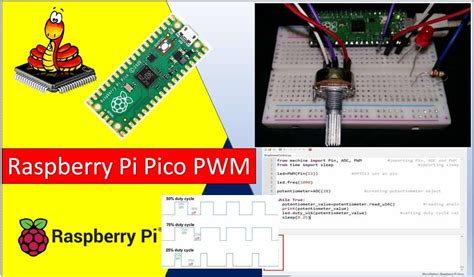 Raspberry Pi Pico PWM MicroPython LED Fading Examples