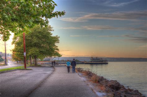 Walking The Tacoma Waterfront Photograph by Barry Jones