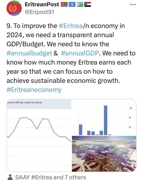 To improve the Eritrean economy in 2024, we need a transparent annual ...