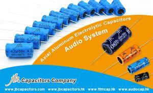 jb Capacitors Axial Aluminum Electrolytic Capacitors for Audio System ...