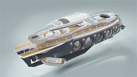 This Hybrid Superyacht-Submarine Concept Can Stay Underwater for up to Four Days