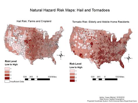 Natural Hazard Risk Maps: Hail and Tornadoes – Casey Mitchell